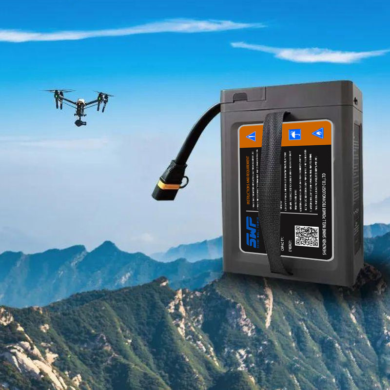 22.2V16AH Drone Battery Vysoká sazba, vysoce bezpečnostní baterie s pevným stavem