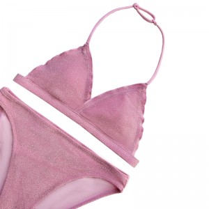 Děti \\\\ krk příruby Triangle Cup Dvoudílné plavky roztomilé