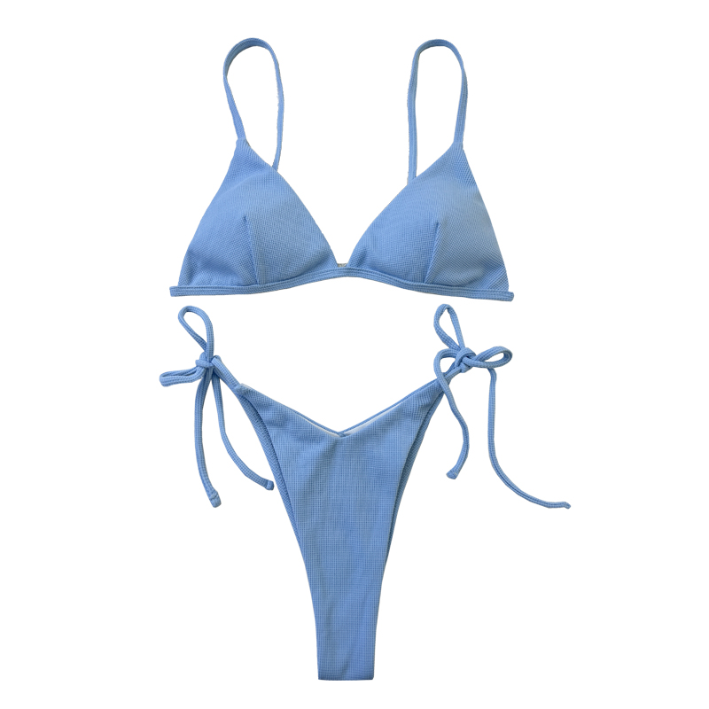 Mladé ženynový design Sexy dívka Bikiny Blue zakázkové plavky Dámské bikiny pro ženy