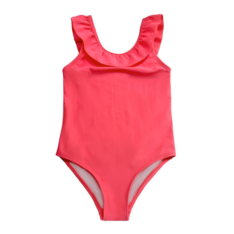 Dítě vlastní plavkyna volánové popruh dětské plavky Oem Swimwear Beachwear Kids