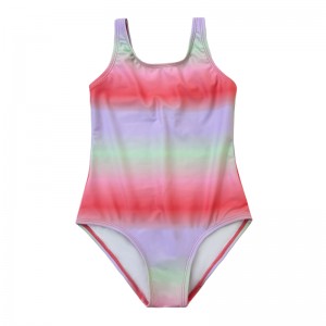 Gradient Color Baby Girl Swimwear Velkoobchod vodotěsné holčičky plavkyna prodej