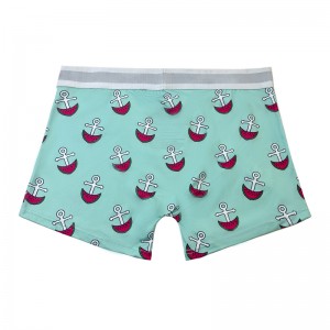 Přizpůsobit obyčejnou barvu spodního prádla Fashion Full Printed Comfort Soft Boxer Borts Briefs spodní prádlo