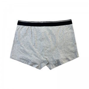 Přizpůsobit obyčejnou barvu spodní prádlo Fashion Full Printed Comfort Soft Men Christmas Boxer Briefs šedé spodní prádlo