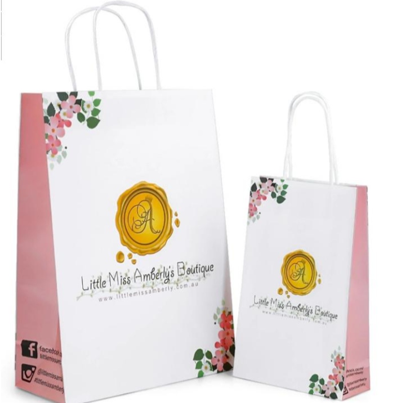 Vánočnínákupní tašky papírové sáčkyna vlastní tisk balení balení pro propagaci