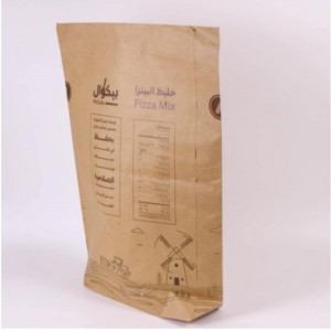 Ekologické přátelské 2 kg 25 kg 30 kg Custom Corn Bread Mouré balení papírových tašek s vlastním logem recyklovatelným