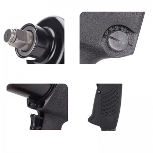 Pneumatický vysoký stabilní točivý moment Výstupní lehká hmotnost pneumatický klíč průmyslový stupeň pneumatickýnárazový klíč větrné zbraně pneumatickýnástroj