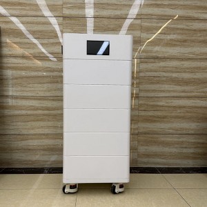 51.2V 100A LifePO4 Stohovatelná baterie s inteligentní inteligentní LED obrazovkou 5kWh 10kWh 15kWh Max do 40 kWh