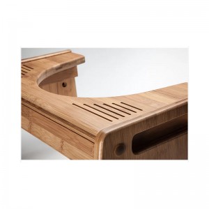 Bambusová koupelna toaletní stolička