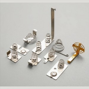 Kovové lisovací díly Měď Ocel Elektrický Elektrický Elektronický Kontakt Kontakt baterie šrapnel