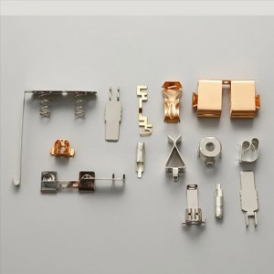 Kovové lisovací díly Měď Ocel Elektrický Elektrický Elektronický Kontakt Kontakt baterie šrapnel