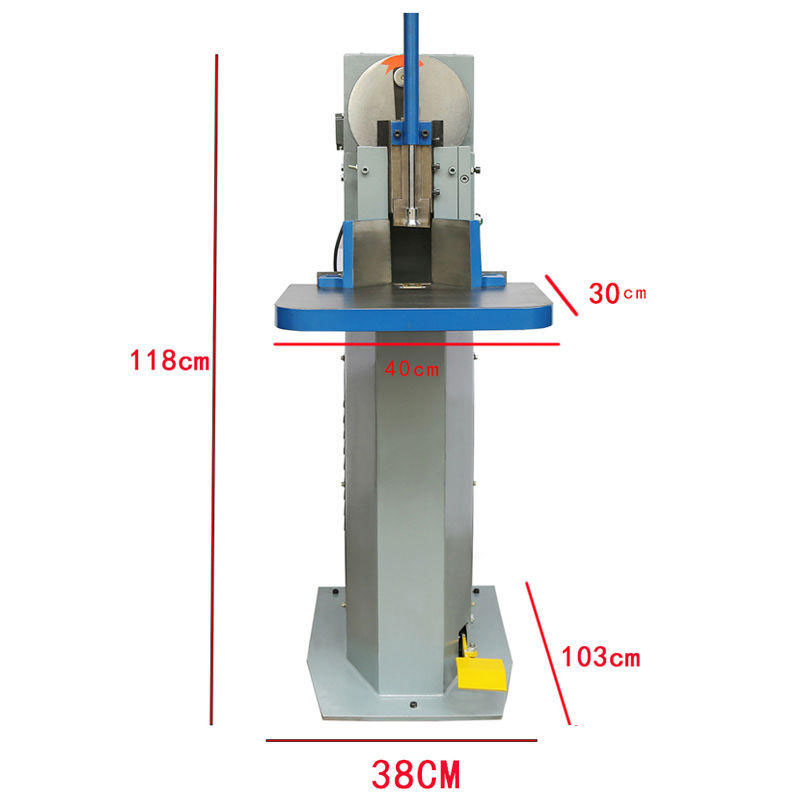JR-S400 Elektrický vertikální rohový řezací stroj s velkou plošinou kulatá rohová řezačka