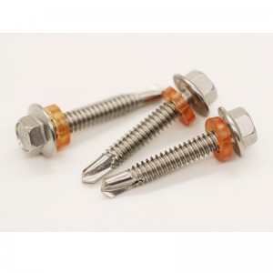 Šestihranná příruba znerezové oceli samo-závitořezné šrouby