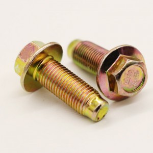 zinkování šestihranný přírubový šroub