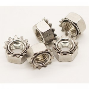 kombinované matice s šestihrannou pérovou podložkou/K-pojistná matice