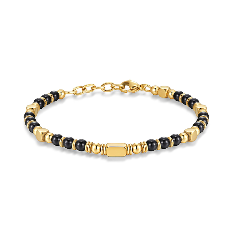 Hongde Elegance Beaded Náramek vysoký-kvalitní měděný pohodlný střih