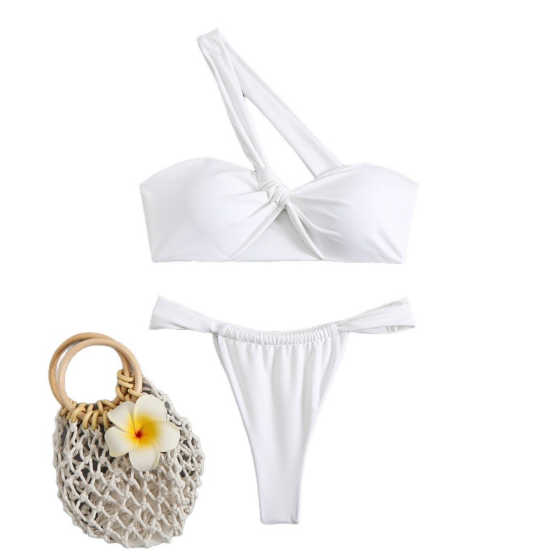 Dva-kus plavky. Sexy-Ramenní bikiny bez ramenů s designem bez backs. Evropský a americký styl zahraničního obchodu plavky pro velkoobchodní QT-25018 Cena:$79,99