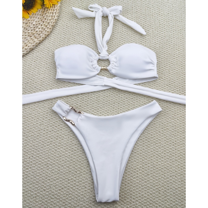 2025 New Sexy Two - Kus bikiny sada. Evropský a americký styl s vazbami,nízký - Pasa. Kříž - Hraniční položka pro Amazon. Bikini Swimsuit XY2513 Cena:$79,99