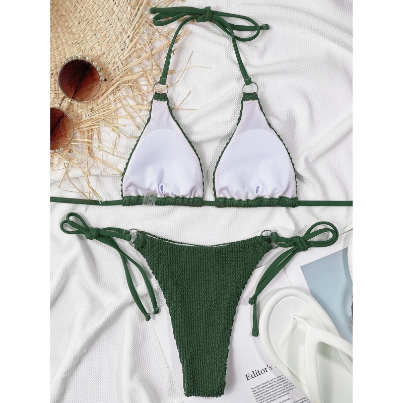Nové plavky 2025. Evropský a Američan-Styl sexy dva-kus bikin plavky pro ženy. Stylové bikiny zahraničního obchodu za velkoobchod 8818 Cena:$79,99