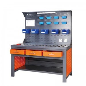 Workbench s osvětlovacím proužkem a zadní deskou