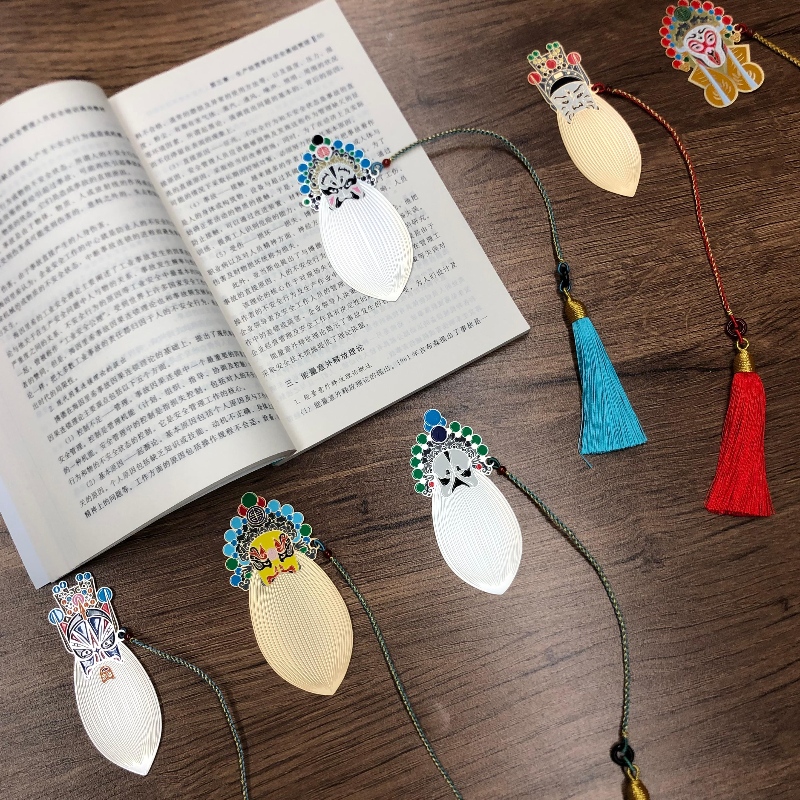 Čínská operní maska ​​záložka