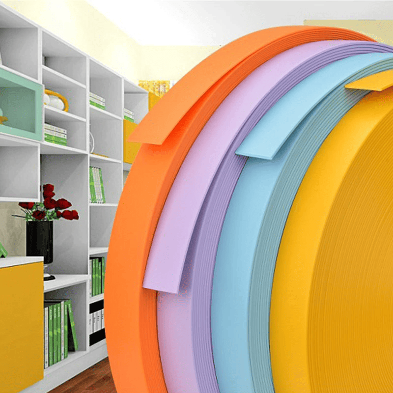 Pvc dřevo zrnanábytku hrana okraje