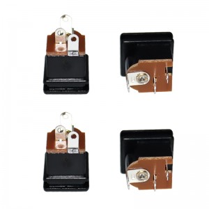 DC Socket DC-207, Zvuková zásuvka přímého vložení, dva-PIN CODPER PIN EVEC NÁVRHOVÁNÍ PINK