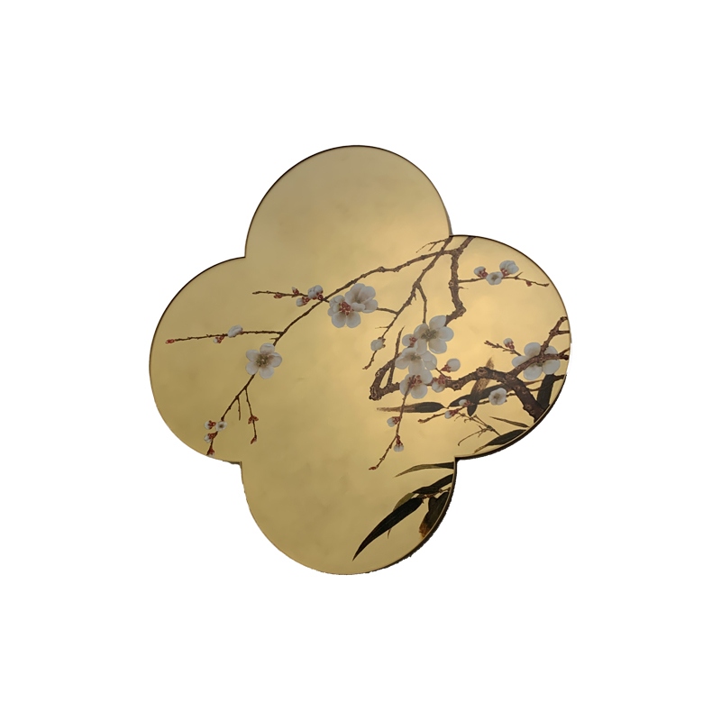 Zotye znerezové oceli zlaté zlaté elektrické čínské-Styl vzorovaný dekorativní předměty znerezové oceli