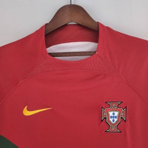 2022 Portugalsko Světový pohár Jersey Home s-Xxxl