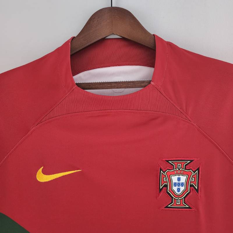 2022 Portugalsko Světový pohár Jersey Home s-Xxxl