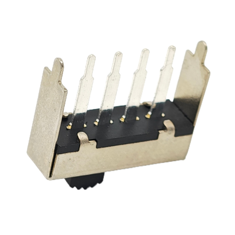 posuvný vypínač SS13H02 vys-proudový spínač 1P3T vertikální zástrčka-In