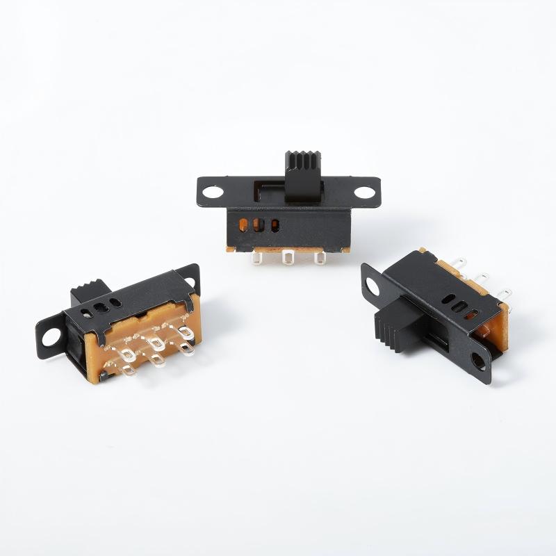 posuvný spínač SS23D32 duální-řada tři-pozice 2P3T vertikální šest-pin bipolární tři-pozici