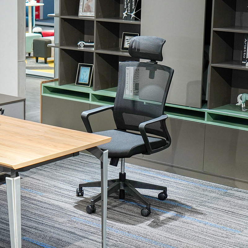 Model BGY001 Velkoobchodní ergonomická síťovaná židle - Prodyšná zakřivená záda s výškou-Nastavitelná ramena pro studium, kancelář a dlouhé sezení