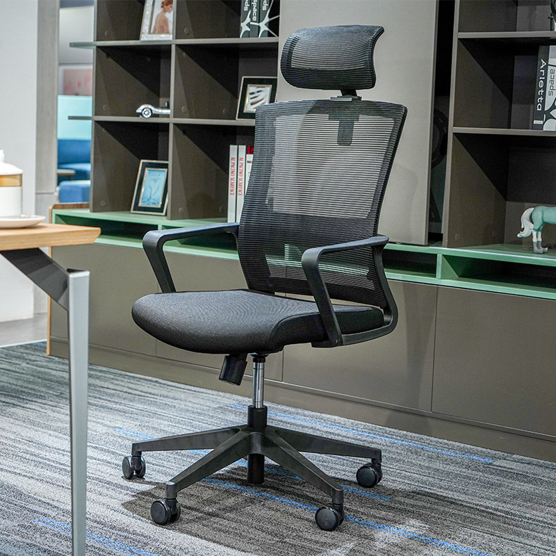 Model BGY001 Velkoobchodní ergonomická síťovaná židle - Prodyšná zakřivená záda s výškou-Nastavitelná ramena pro studium, kancelář a dlouhé sezení