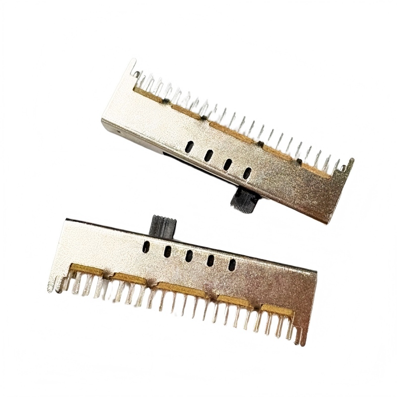 Posuvný spínač SS-49D01 Vertikální-Namontováno 9-Poloha Dvojitá-Pole Double-Miniaturní vypínačnapájení pro hračky